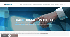 Desktop Screenshot of anovagroup.es